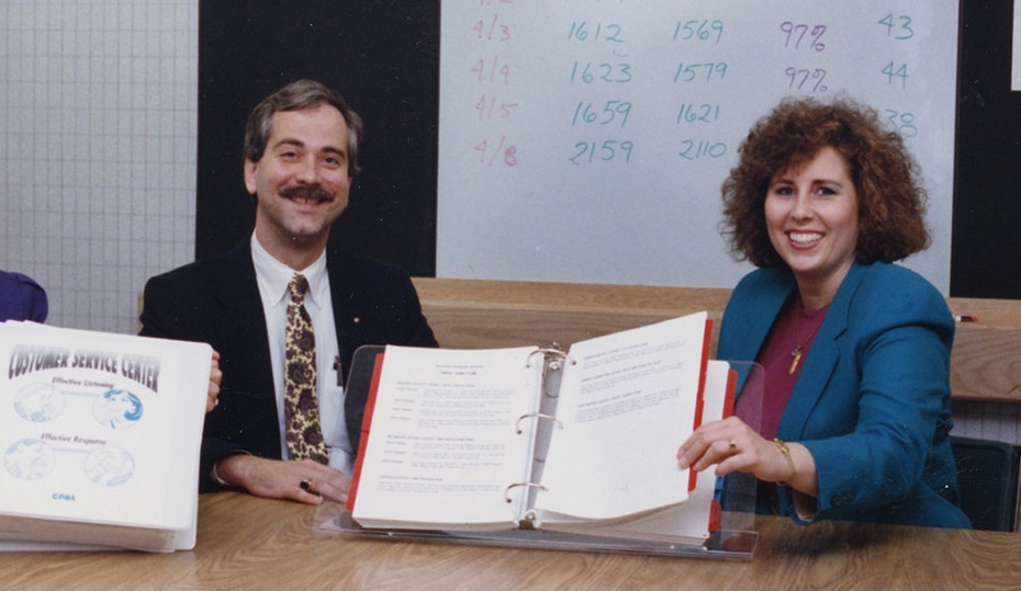Retro photos: Customer service