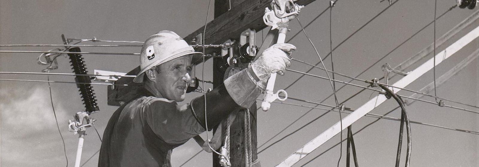 Retro photos: Lineworkers brighten our communities