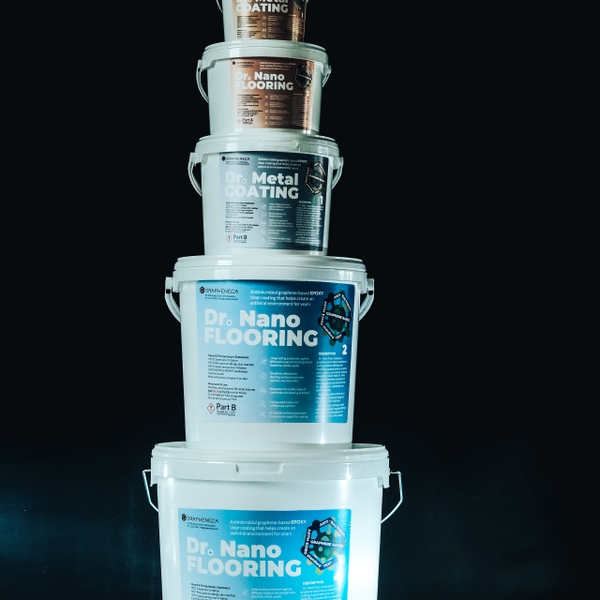 GrapheneCA's proprietary formula in the graphene-improved, water-based epoxy coatings is expected to provide years of long-lasting general surface protection.