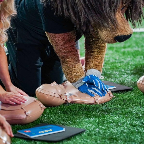 Participants+Practicing+CPR+American+Heart+Association+CPR+Training+Event