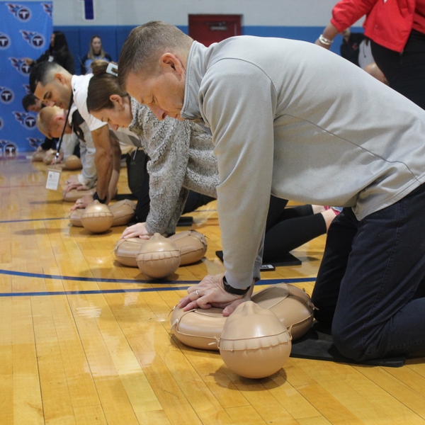 Participants+practicing+Hands-Only+CPR+at+Brick+Church+Middle+School+in+Nashville