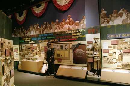 NEGRO LEAGUES BASEBALL MUSEUM, EXHIBITS