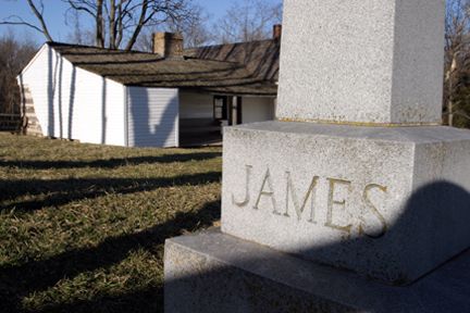 JESSE JAMES FARM HOME, GRAVE AND HOME