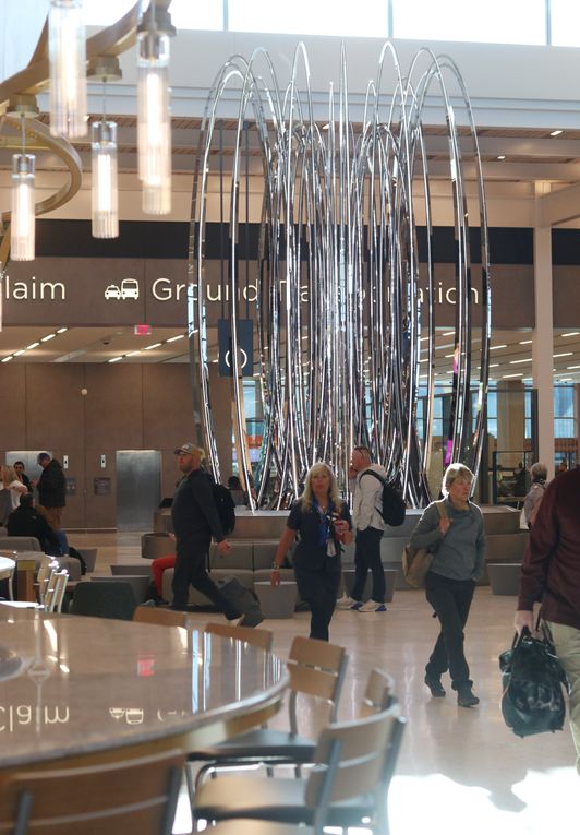 New Single Terminal at Kansas City International Airport - Baggage Claim
