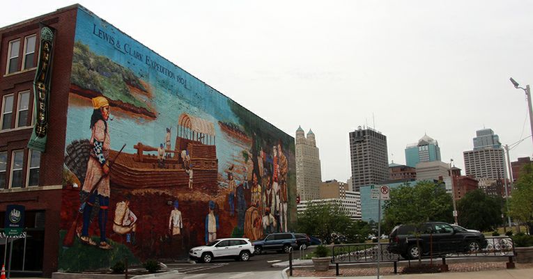 Lewis and Clark Mural Skyline