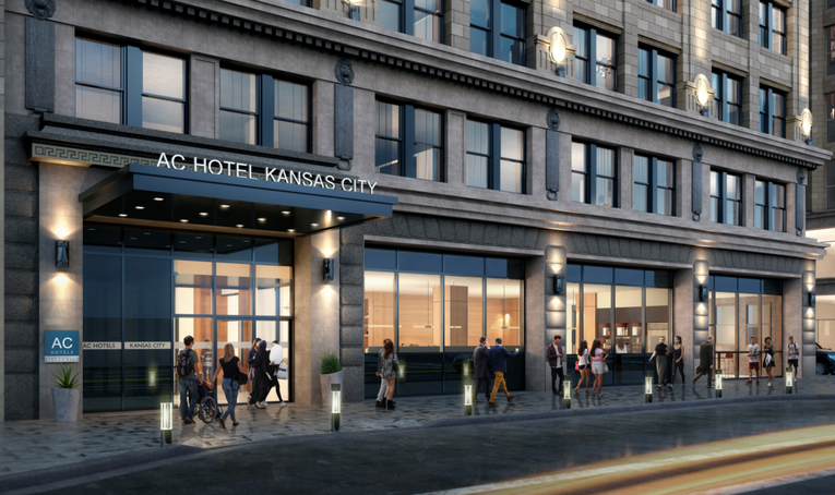 AC Hotel Downtown Kansas City rendering