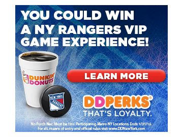 Dunkin’ Donuts Partners with Madison Square Garden!