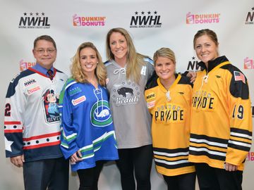 DUNKIN’ DONUTS SCORES FIRST CORPORATE SPONSORSHIP WITH NATIONAL WOMEN’S HOCKEY LEAGUE DUNKIN’ DONUTS SCORES FIRST CORPORATE SPONSORSHIP WITH NATIONAL WOMEN’S HOCKEY LEAGUE