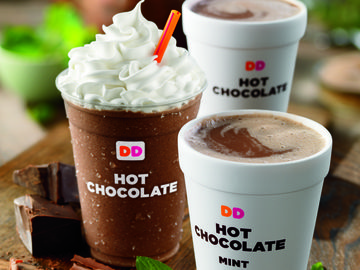 HOT CHOCOLATE HAPPINESS IN A COOL NEW WAY: DUNKIN’ DONUTS’ HOT CHOCOLATES NOW SERVED FROZEN HOT CHOCOLATE HAPPINESS IN A COOL NEW WAY: DUNKIN’ DONUTS’ HOT CHOCOLATES NOW SERVED FROZEN