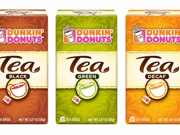 PACKAGED TEA HAS A NEW LOOK AT DUNKIN’ DONUTS