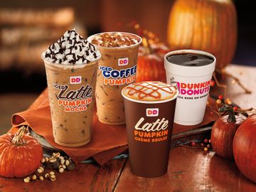 NEW PUMPKIN CRÈME BRULEE COFFEE AND LATTES JOIN DUNKIN’ DONUTS’ FALL LINEUP IN SEPTEMBER NEW PUMPKIN CRÈME BRULEE COFFEE AND LATTES JOIN DUNKIN’ DONUTS’ FALL LINEUP IN SEPTEMBER