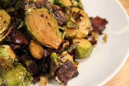 Dunksgiving Side Dish: Dark Roast Coffee Marinated Brussels Sprouts