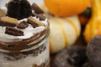 Halloween Candy & Donut Trifle 1