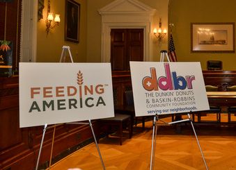 Dunkin' Donuts & Baskin-Robbins Community Foundation Partners with Feeding America