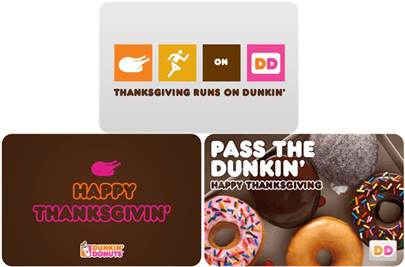 Dunkin’ Donuts Gift IDDeas For Thanksgiving