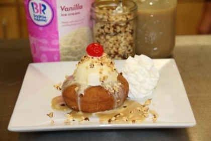 Chef’s Corner: Donut Ice Cream Sundaes