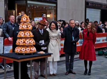 BehinDD the Scenes at TODAY: The Making of the TODAY Donut Cake BehinDD the Scenes at TODAY: The Making of the TODAY Donut Cake