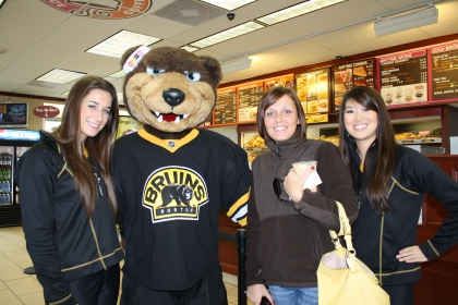 April 12, 2011: Dunkin’ Donuts Celebrates Extension of “Caught Cold” Promotion with Boston’s Biggest Ticket Giveaway