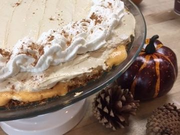 No Bake Pumpkin Cheesecake Latte Pie No Bake Pumpkin Cheesecake Latte Pie