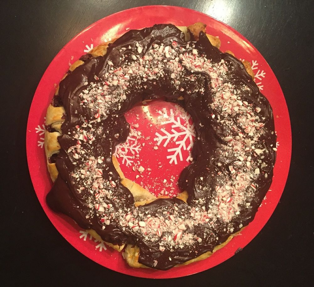 Peppermint Mocha Latte Strudel