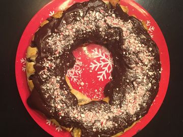 Peppermint Mocha Latte Strudel