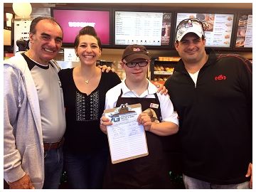 Connecticut Dunkin’ Donuts Franchisees Help “Spread the Word to End the Word” in Celebration of Employee Anders Carlson Connecticut Dunkin’ Donuts Franchisees Help “Spread the Word to End the Word” in Celebration of Employee Anders Carlson