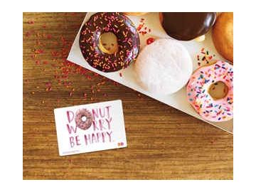 Brighten up your day with a DoNUT Worry, Be Happy DD Card! Brighten up your day with a DoNUT Worry, Be Happy DD Card!
