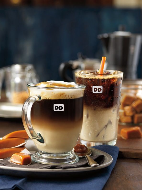 Hot and Iced Caramel Macchiato
