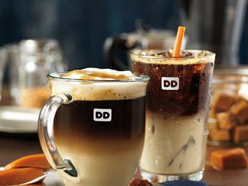 Hot and Iced Caramel Macchiato