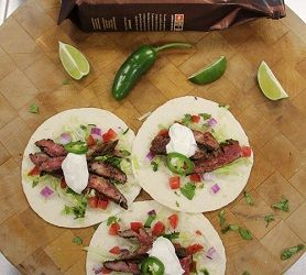Cinco de Mayo Dunkin’ Style: Steak Tacos with Dark Roast Coffee Rub