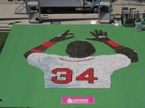 A 10,000-Donut Salute to #34:  Paying Tribute to Red Sox Designated Hitter David Ortiz 