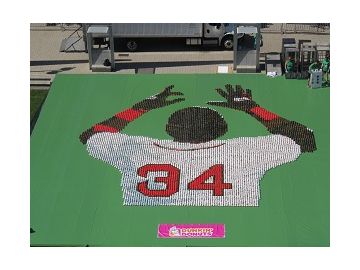 A 10,000-Donut Salute to #34: Paying Tribute to Red Sox Designated Hitter David Ortiz A 10,000-Donut Salute to #34: Paying Tribute to Red Sox Designated Hitter David Ortiz