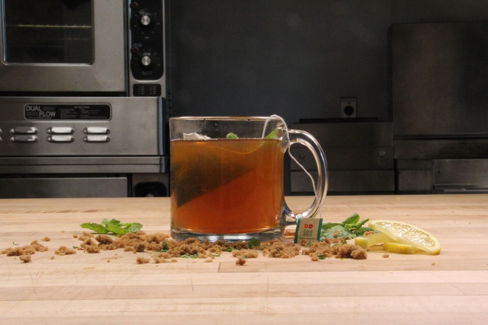 Brown Sugar Mint Tea Toddy