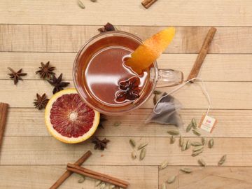 Blood Orange Spiced Tea Toddy