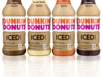 New Dunkin' Donuts Bottled Iced Coffee Now Arriving at Retailers and Dunkin' Donuts Restaurants Nationwide New Dunkin' Donuts Bottled Iced Coffee Now Arriving at Retailers and Dunkin' Donuts Restaurants Nationwide