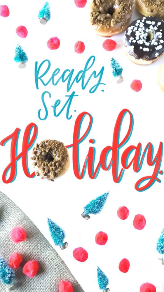 Ready Set Holiday for iPhone 7plus