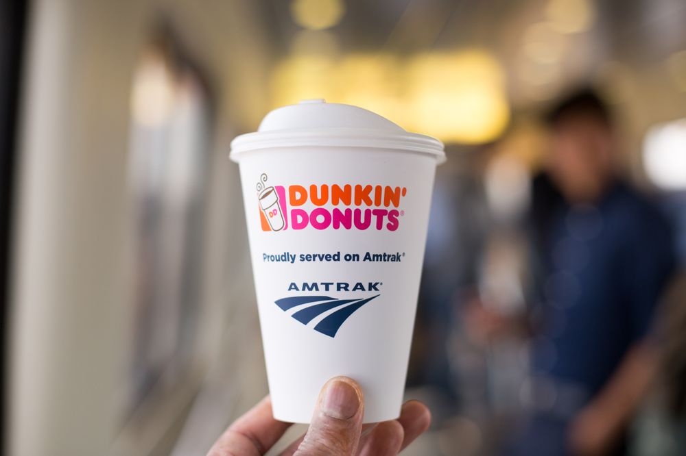 Dunkin’ Donuts and Amtrak® Expand Partnership with Hot Coffee Service On Board Amtrak® Northeast Regional Trains Beginning Today