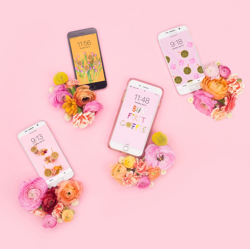 Celebrating Iced Coffee Season with New Mobile Wallpapers