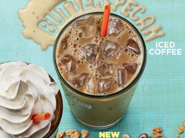 Butter Pecan Iced Coffee & S'mores Frozen Dunkin' Coffee