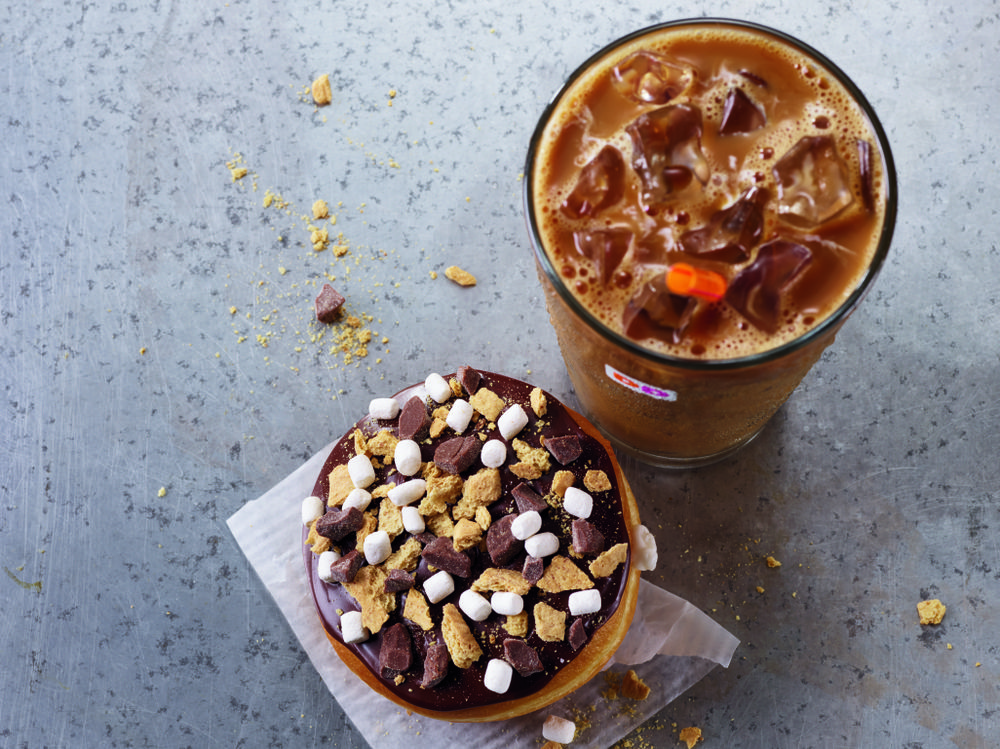 S'mores Donut and Coconut Creme Pie Iced Coffee