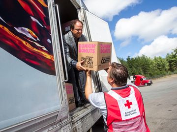 Dunkin’ Donuts Donates 14 Tons of Coffee to the American Red Cross 