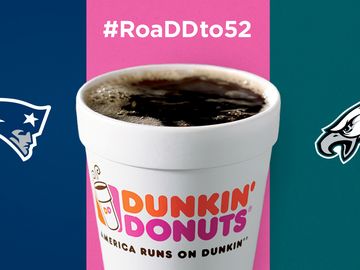 Dunkin’ Donuts Kicks Off Countdown to Game Day with the RoaDD to 52 Sweepstakes Dunkin’ Donuts Kicks Off Countdown to Game Day with the RoaDD to 52 Sweepstakes