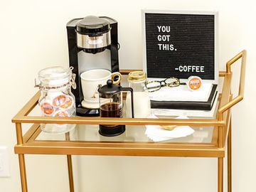 How to Create the Ultimate Coffee Cart at Home Inspired by Dunkin’ How to Create the Ultimate Coffee Cart at Home Inspired by Dunkin’