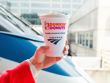Dunkin’ Donuts and Amtrak® Celebrate 1st Anniversary of Partnership Dunkin’ Donuts and Amtrak® Celebrate 1st Anniversary of Partnership