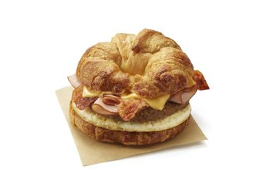 No Need to Choose Between Bacon, Ham or Sausage… Dunkin’s New All You Can Meat Breakfast Sandwich Has Them All No Need to Choose Between Bacon, Ham or Sausage… Dunkin’s New All You Can Meat Breakfast Sandwich Has Them All