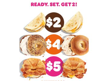 Dunkin’ Brings New Go2s Value Menu Choices to Its January Menu Dunkin’ Brings New Go2s Value Menu Choices to Its January Menu
