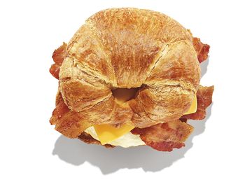Bacon Egg and Cheese on Croissant