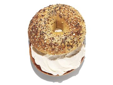 Everything Bagel with Cream Cheese