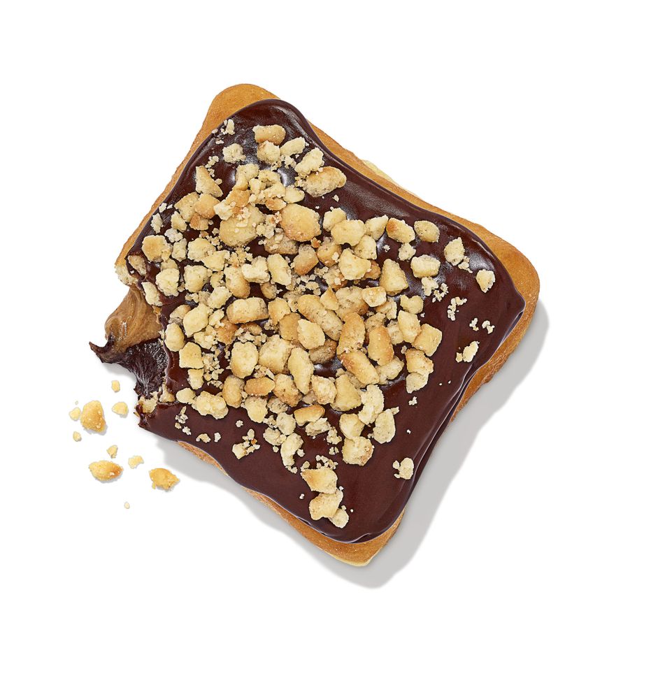 Cookie Dough _ Brownie Batter Double Filled Donut