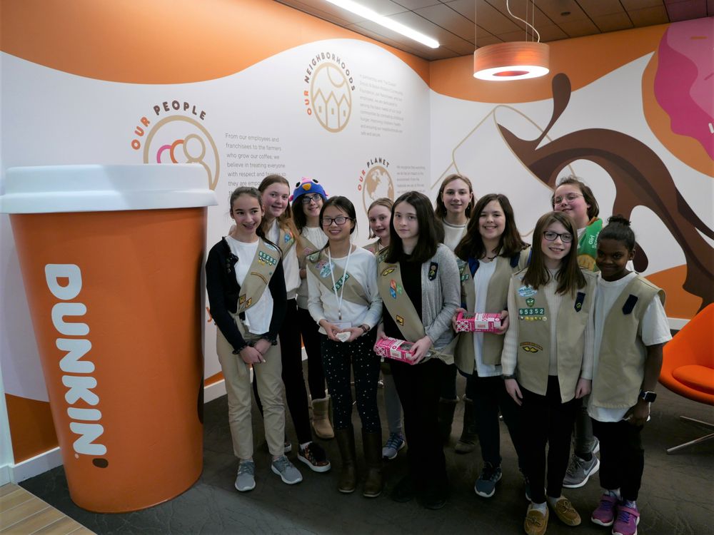 Girl Scouts® “Think Big” with Dunkin’ Female Leaders